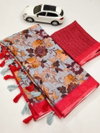 MG 213 Palin Linen Printed Daily Wear Sarees Wholesale Shop In Surat